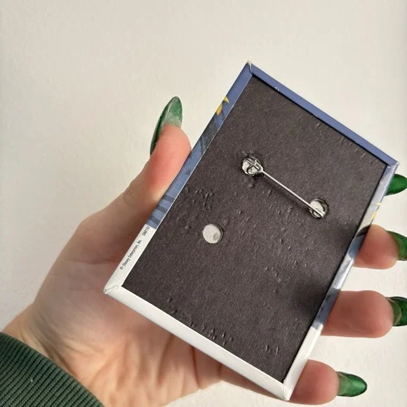 Vintage Cinderella 2 Movie Promo Pin Brooch Button Disney Y2K Blue Walmart - Picture 6 of 6